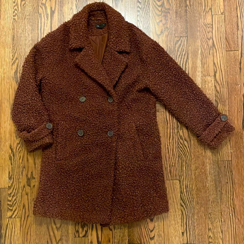 Halogen nubby winter coat
